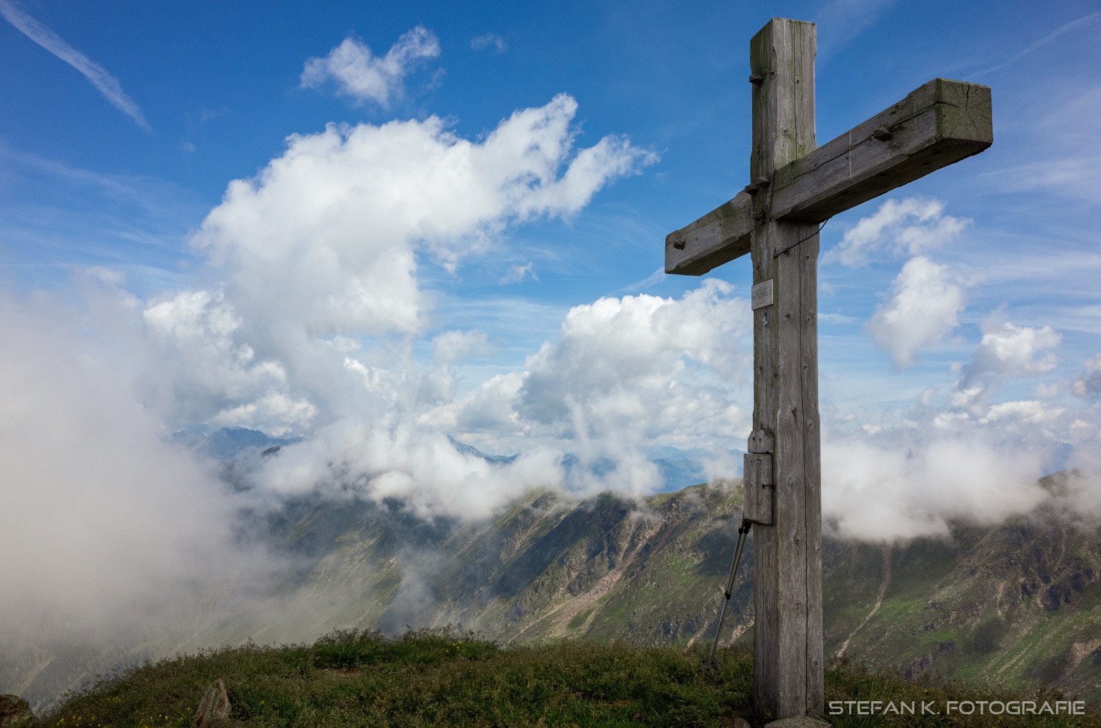 Am Gipfel der Alpenspitze